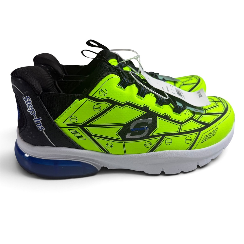 S Sport by Skechers Noah Boys Step-ins Hands Free Sneakers Lime Green Size 3